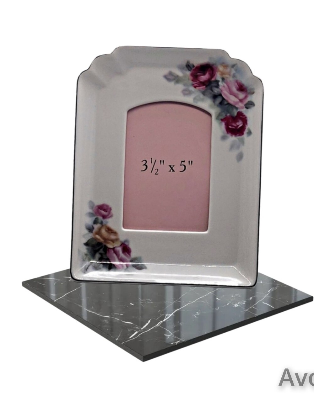 Avon ~Rose Design Photo Frame.